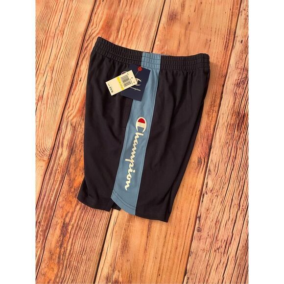 NWT Champion blue & navy boys athletic shorts Size M - Picture 1 of 4